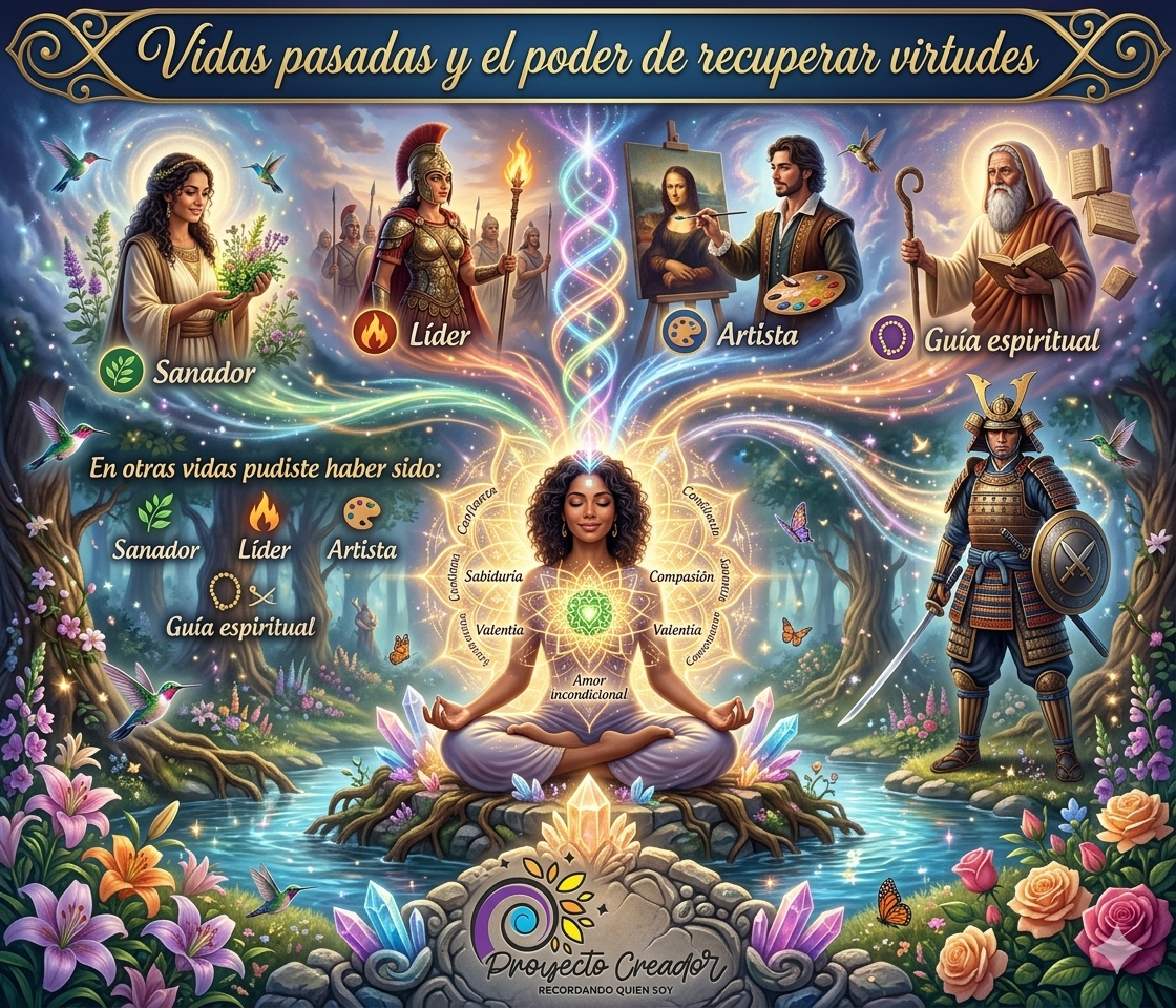 vidas pasadas y el poder de recuperar virtudes