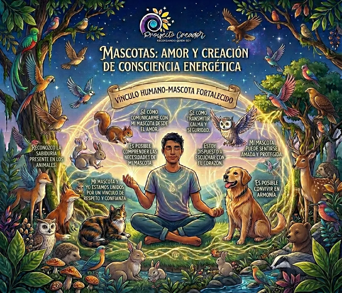 mascotas amor y creacion de consciencia energetica