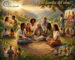 Personas conectadas espiritualmente representando a la familia del alma