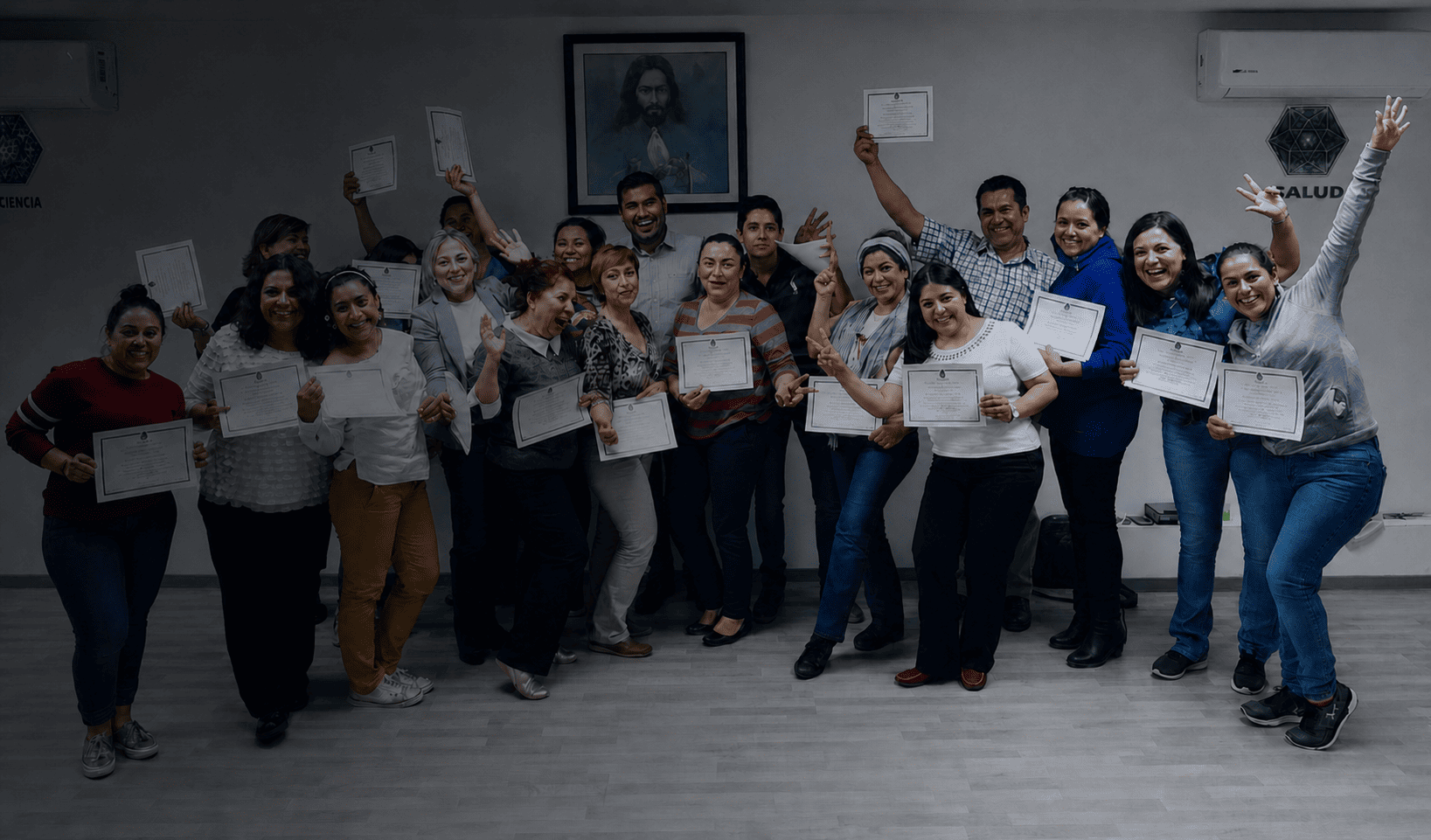 Participantes de una formación de ThetaHealing con Erwin Jiménez